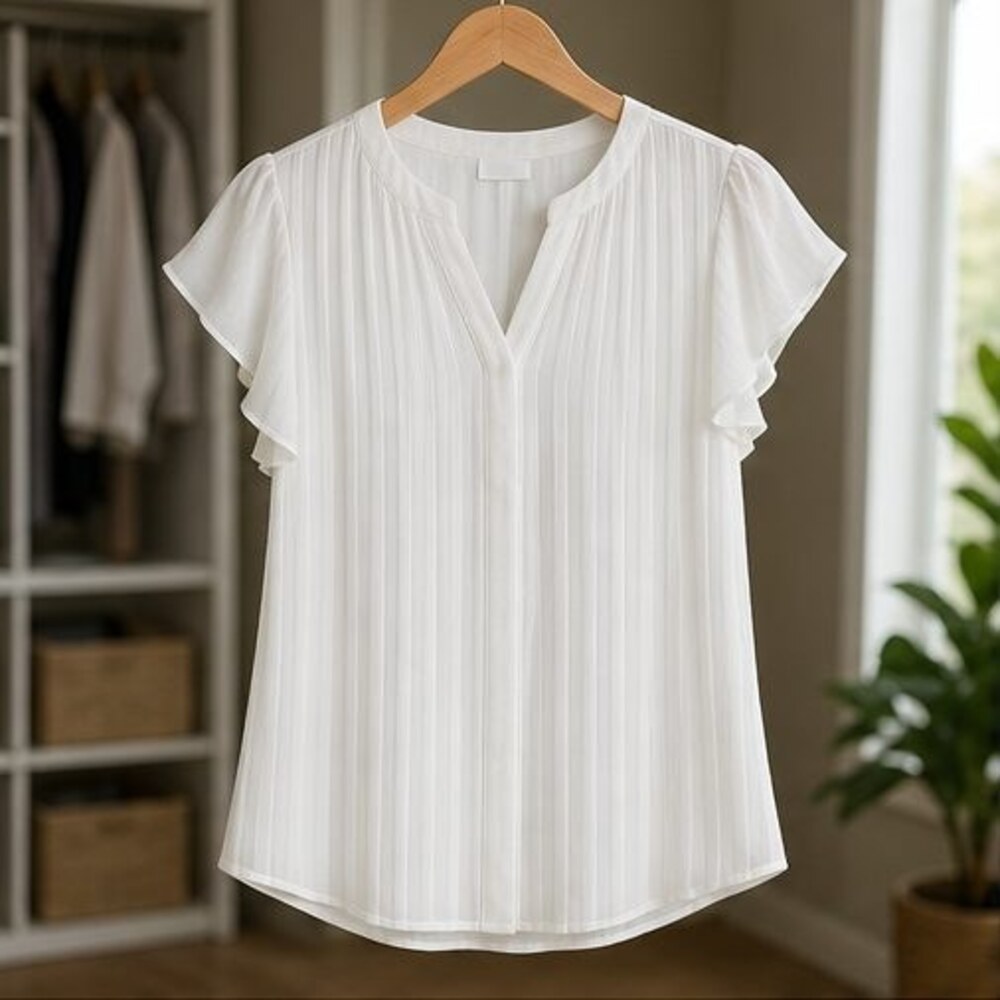 Teal Pleated Blouse